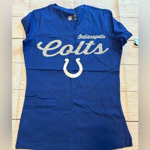 NWT Women's Colts Vneck Tshirt